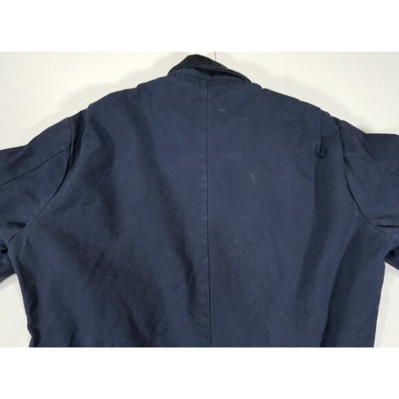 Walls Zero-Zone Vtg Blue Canvas Insulated Work Outdoor Coveralls Men Large 42-44 - Picture 14 of 16